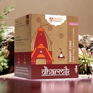 Tuberose Dhoop Cones Pack