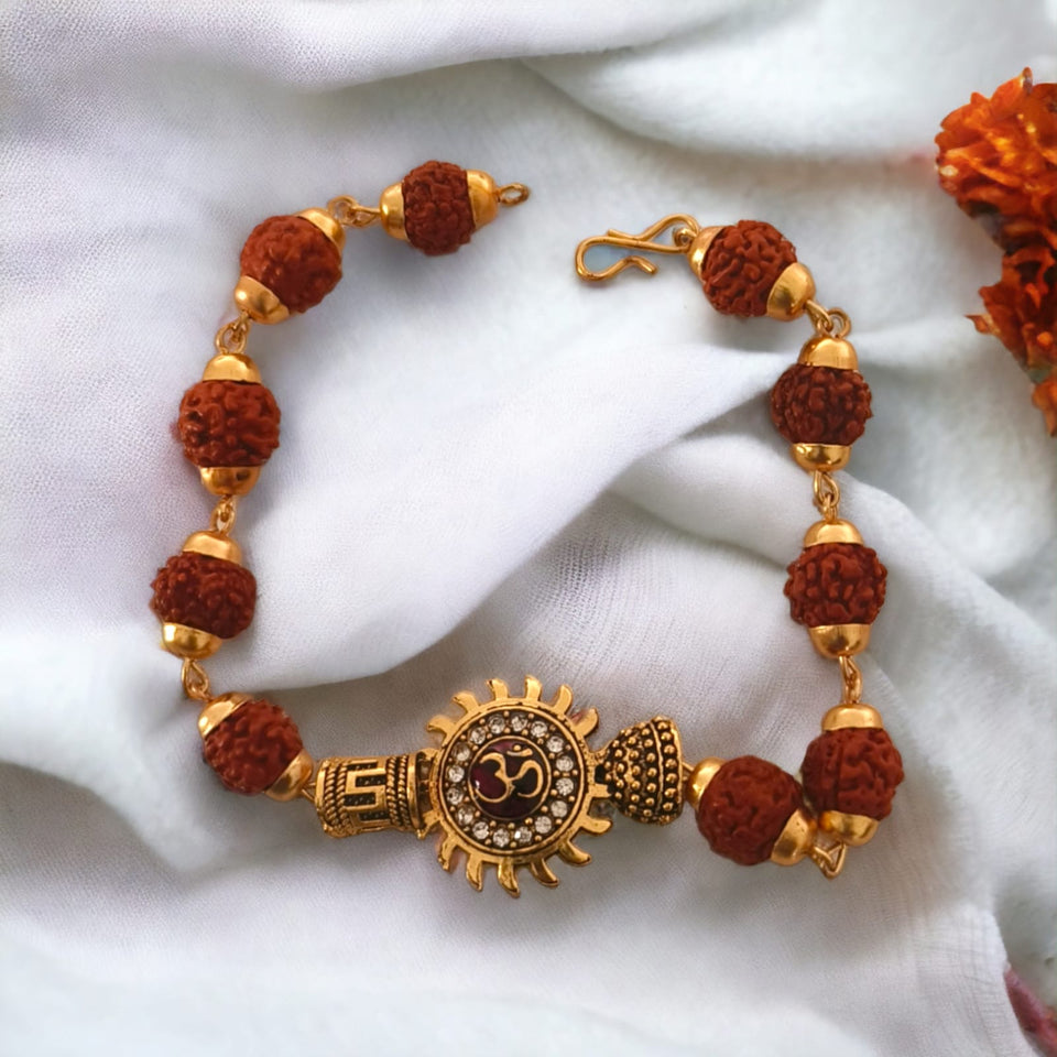 OM Rudraksha Bracelet