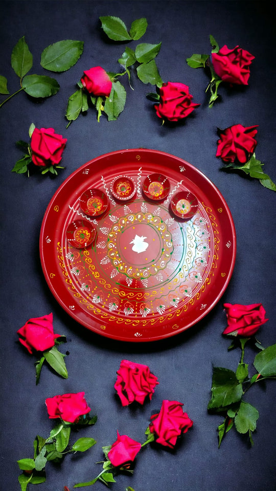 Decorated Aarti Thali