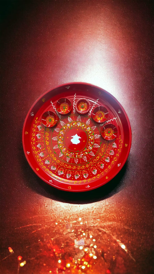 Decorated Aarti Thali