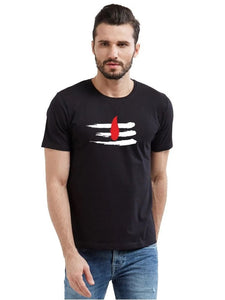 Lord Shiva Tilal Printed Tshrit - Round Neck