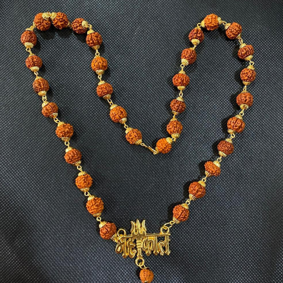 Rudrakasha Mala with MAHAKAL Locket