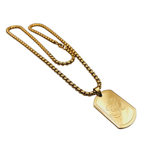 Gold Plated Chain with Om Pandent