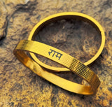 Gold Plated Ram Kada for the fashionable male